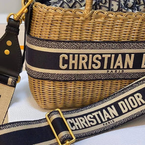 BOLSA DIOR WICKER BASKET VIME