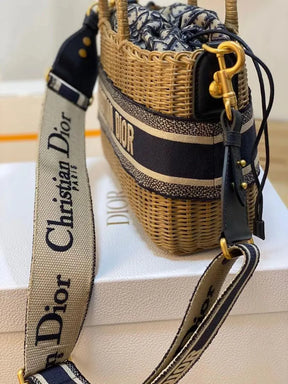 BOLSA DIOR WICKER BASKET VIME