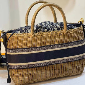 BOLSA DIOR WICKER BASKET VIME