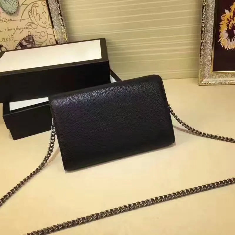BOLSA GG DIONYSUS LEATHER MINI CHAIN