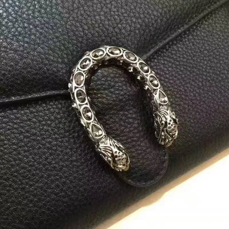 BOLSA GG DIONYSUS LEATHER MINI CHAIN