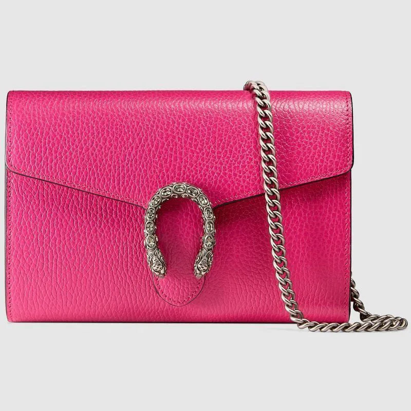 BOLSA GG DIONYSUS LEATHER MINI CHAIN
