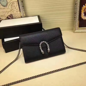 BOLSA GG DIONYSUS LEATHER MINI CHAIN