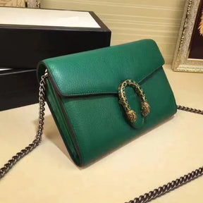BOLSA GG DIONYSUS LEATHER MINI CHAIN