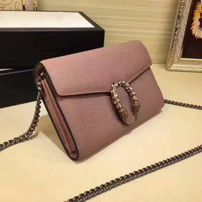 BOLSA GG DIONYSUS LEATHER MINI CHAIN