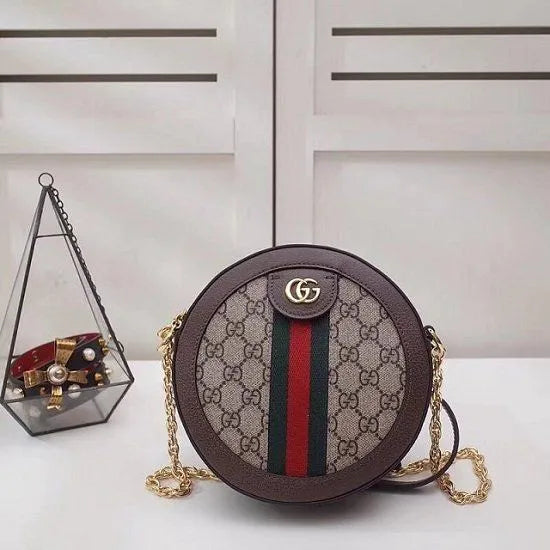 BOLSA GG OPHIDIA MINI ROUND SHOULDER 550618
