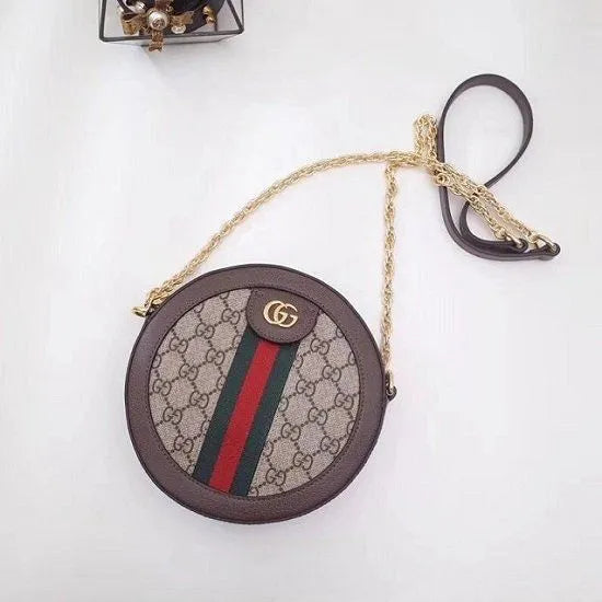 BOLSA GG OPHIDIA MINI ROUND SHOULDER 550618