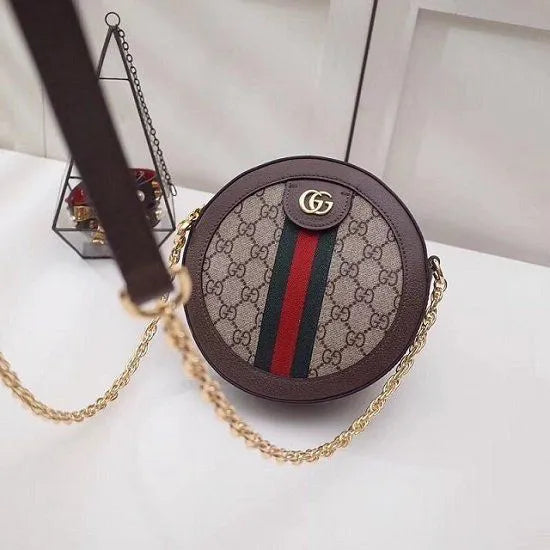 BOLSA GG OPHIDIA MINI ROUND SHOULDER 550618