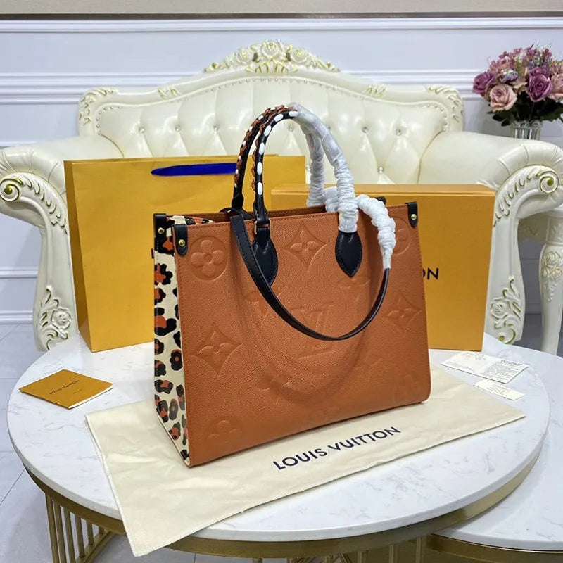 BOLSA LOUIS VUITTON ONTHEGO LEOPARD