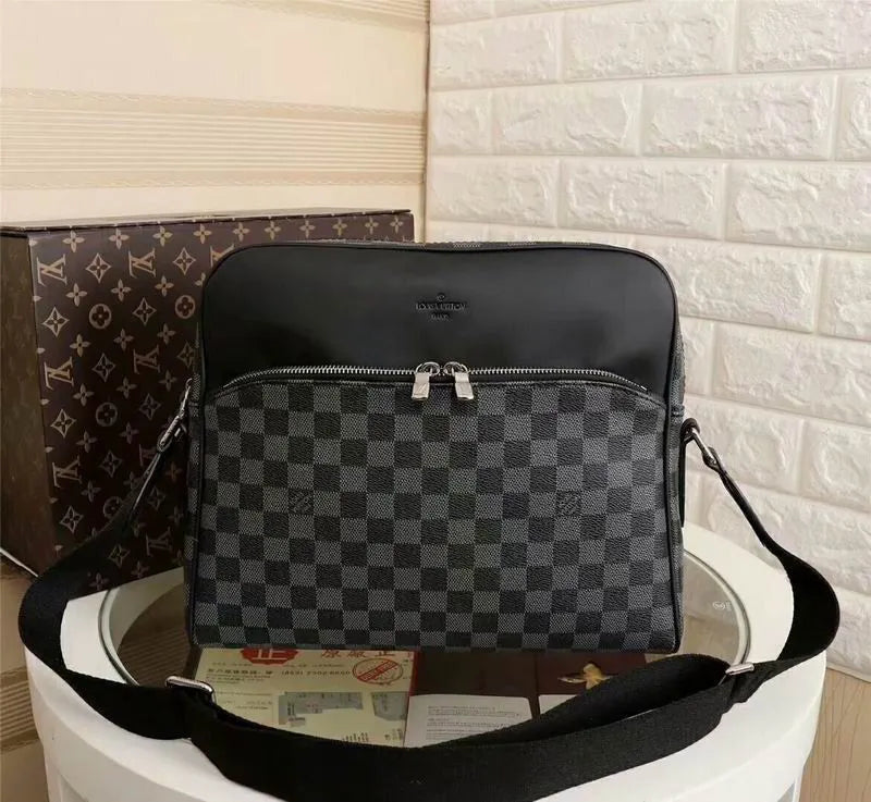 BOLSA LOUIS VUITTON MASCULINA BLACK DAMIER