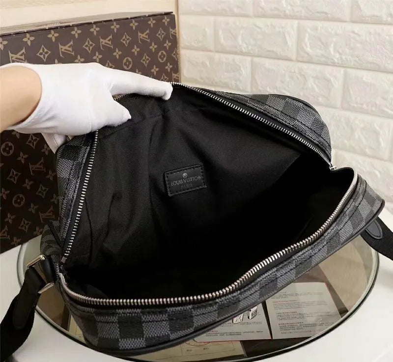 BOLSA LOUIS VUITTON MASCULINA BLACK DAMIER