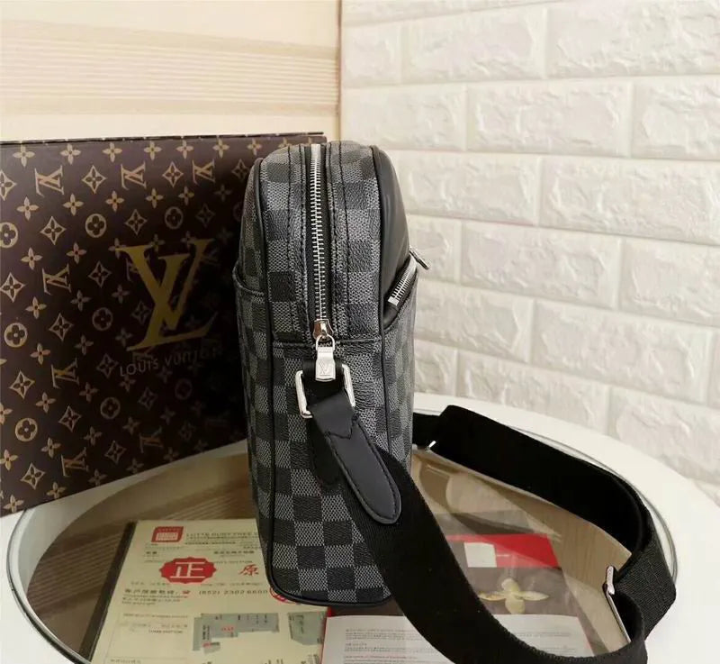 BOLSA LOUIS VUITTON MASCULINA BLACK DAMIER