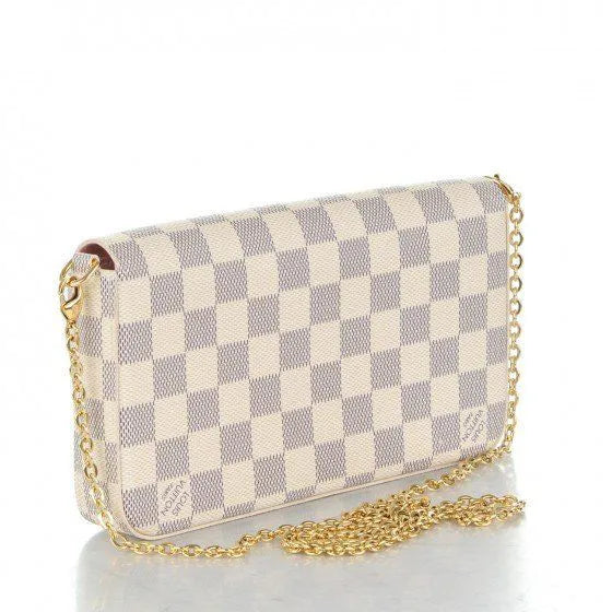 BOLSA LOUIS VUITTON POCHETTE FELICIE DAMIER AZUR N63106