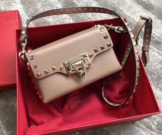 BOLSA VALENTINO GARAVANI MINI ROCKSTUD CALFSKIN CROSSBODY