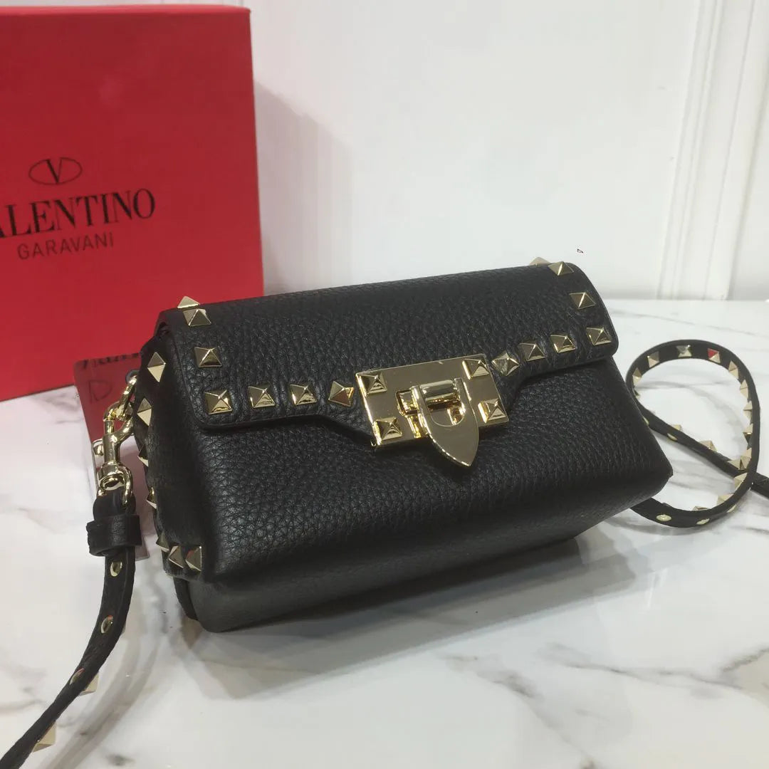 BOLSA VALENTINO GARAVANI MINI ROCKSTUD CALFSKIN CROSSBODY