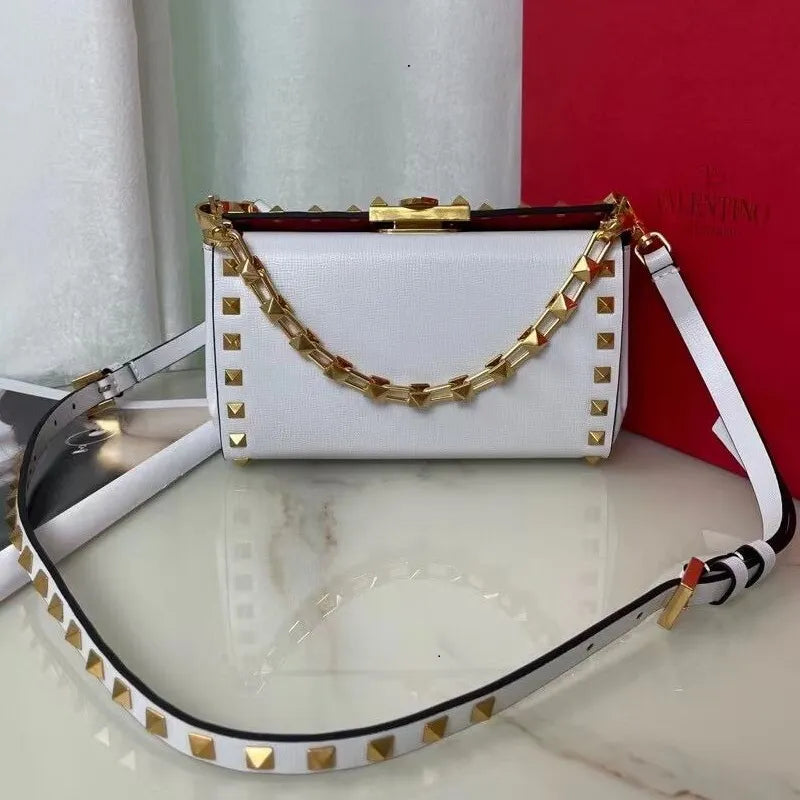 BOLSA VALENTINO GARAVANI ROCKSTUD ALCOVE GRAIN