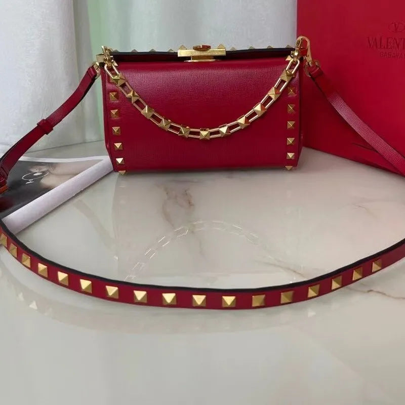 BOLSA VALENTINO GARAVANI ROCKSTUD ALCOVE GRAIN