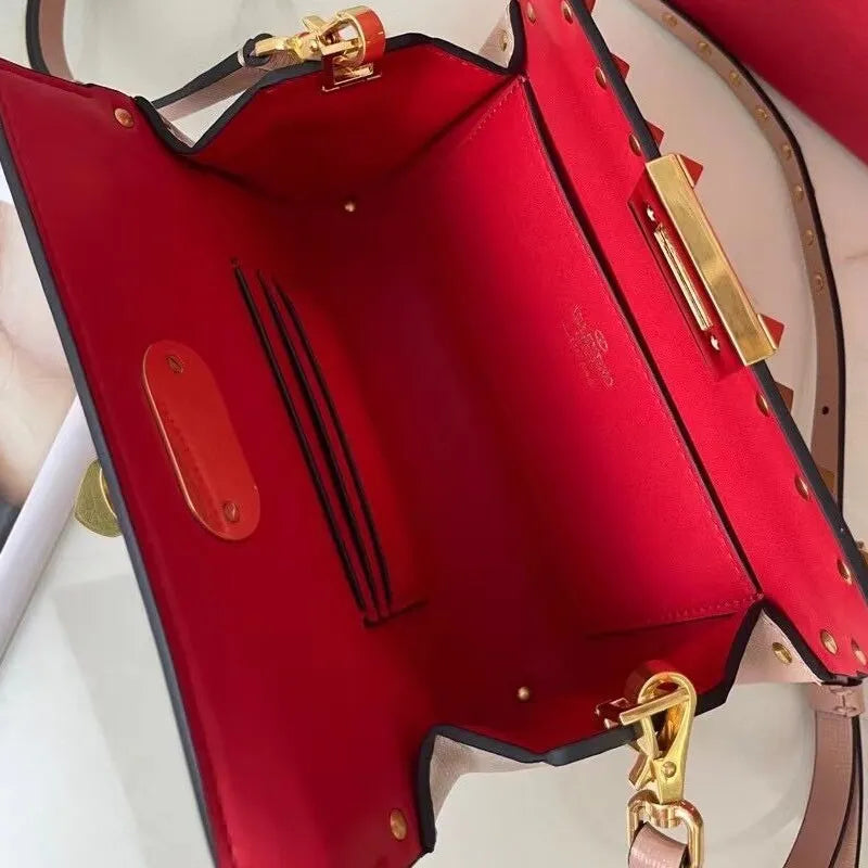 BOLSA VALENTINO GARAVANI ROCKSTUD ALCOVE GRAIN
