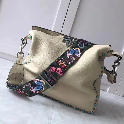 BOLSA VALENTINO GUITAR ROCKSTUD ROLLING HOBO