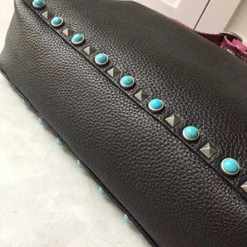 BOLSA VALENTINO GUITAR ROCKSTUD ROLLING HOBO
