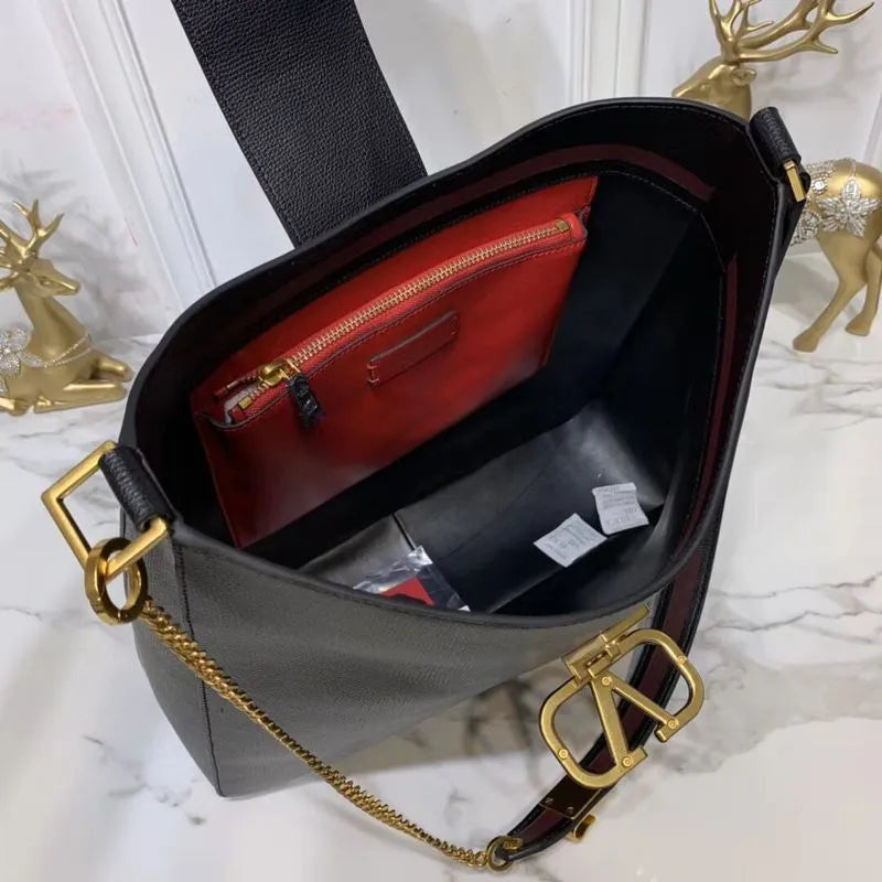 BOLSA VALENTINO PALM LEATHER BAG V5002