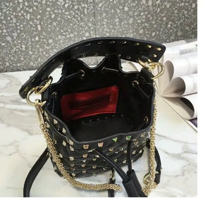 BOLSA VALENTINO ROCKSTUD SPIKE SMALL BUCKET