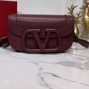 BOLSA VALENTINO SHOULDER BAG V0030A BURGUNDY