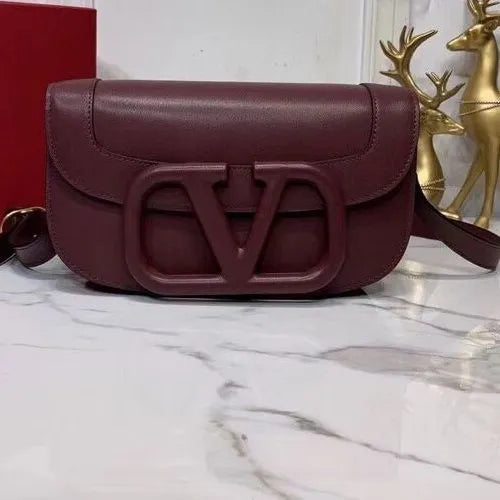 BOLSA VALENTINO SHOULDER BAG V0030A BURGUNDY
