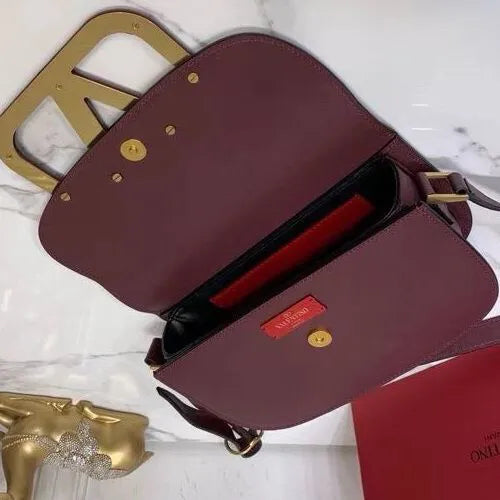 BOLSA VALENTINO SHOULDER BAG V0030A BURGUNDY