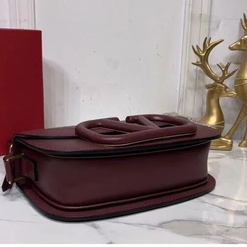 BOLSA VALENTINO SHOULDER BAG V0030A BURGUNDY