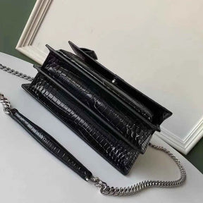 BOLSA YSL CROCO SHOULDER BAG Y550228