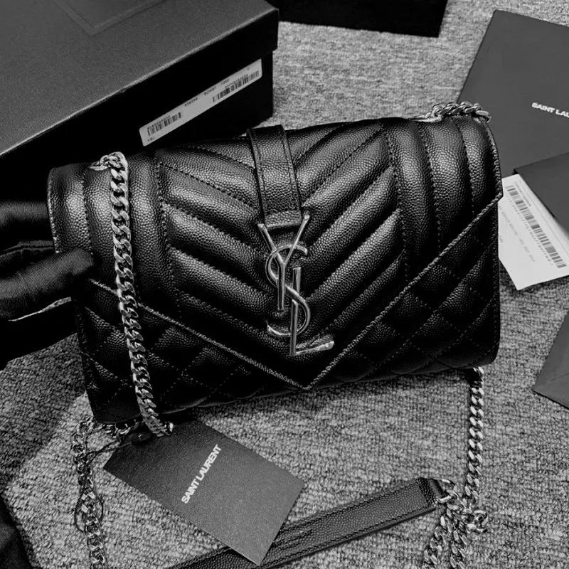 BOLSA YST ENVELOPE GRAIN DE POUDRE EMBOSSED