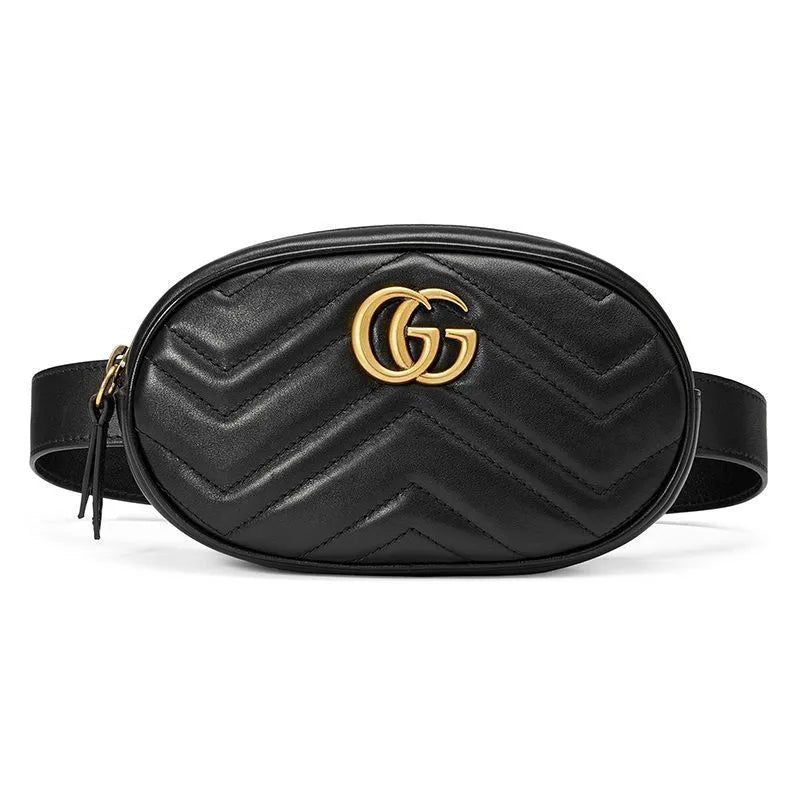 POCHETE GG MARMONT MATELASSE LEATHER BELT 476434