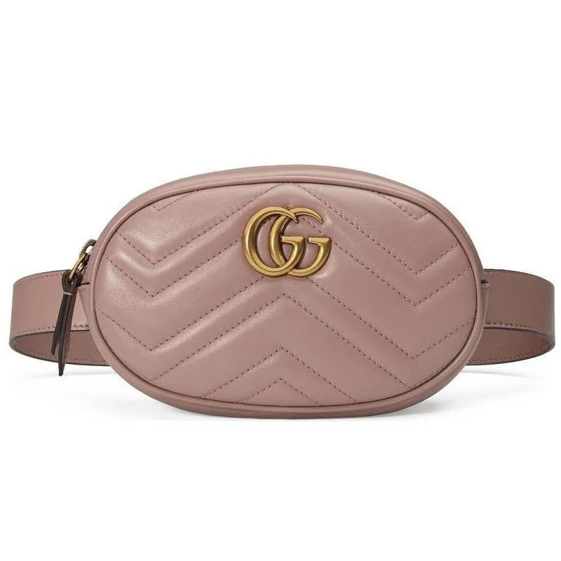 POCHETE GG MARMONT MATELASSE LEATHER BELT 476434