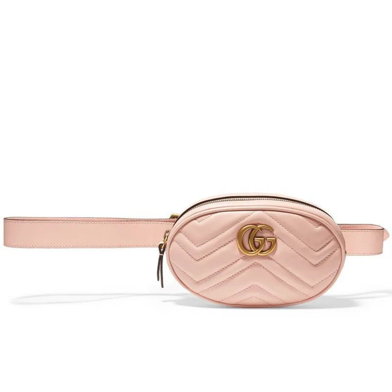 POCHETE GG MARMONT MATELASSE LEATHER BELT 476434